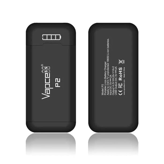 Vapcell P2 Dual Cell Charger and Powerbank - 18650 etc