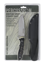 Load image into Gallery viewer, Percussion Fixed Blade Knife With Nylon Sheath and Horn Handle
