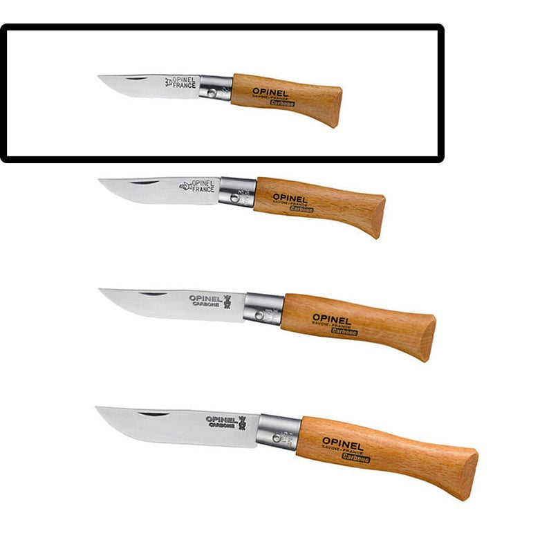 No2 Opinel Carbone Folding Knife (Non-Locking)