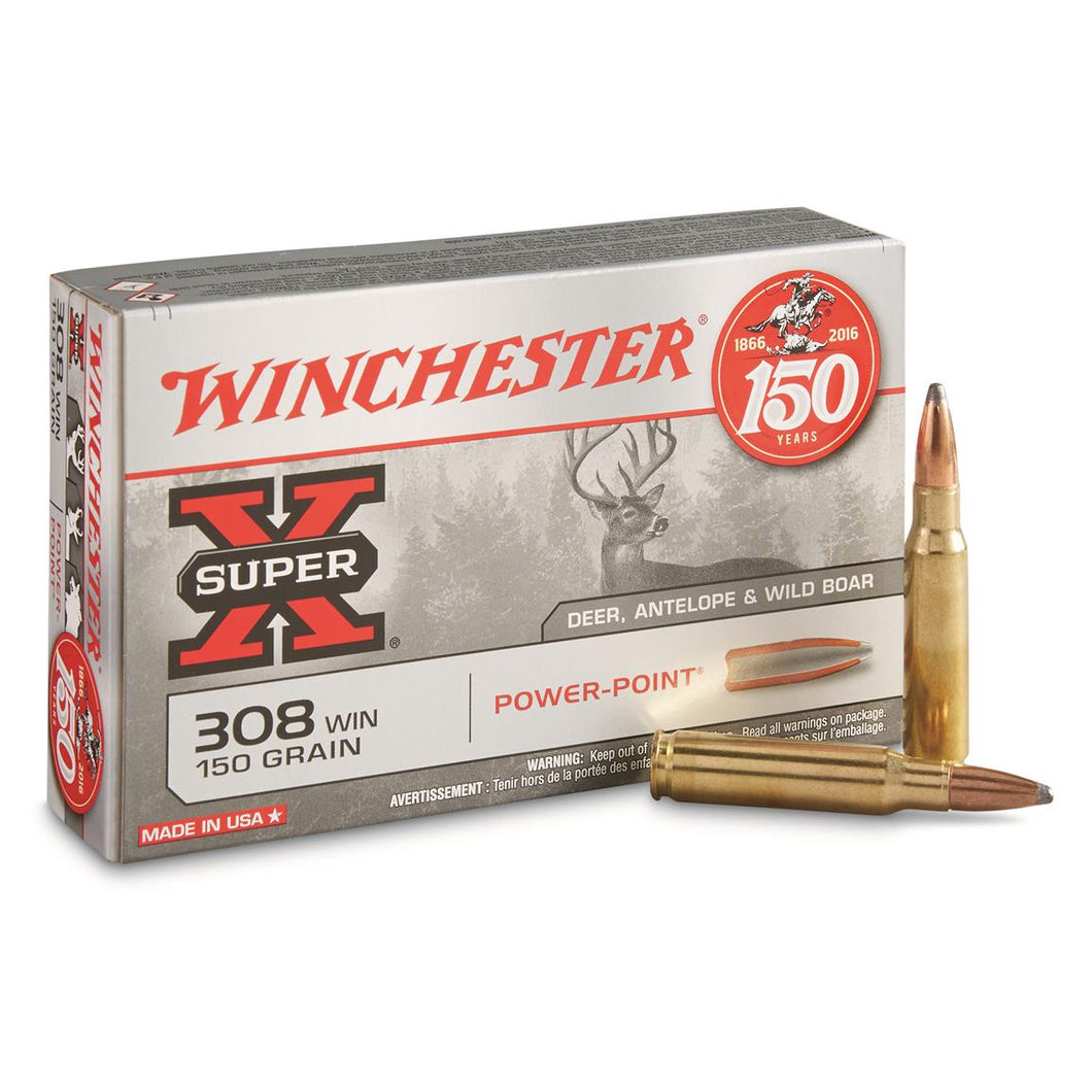 Winchester .308 150gr Power-Point