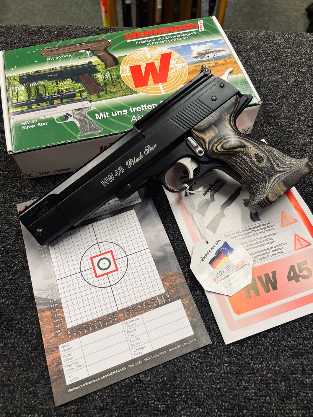 Pre-owned Weihrauch HW45 Black Star .177 (-BOXED-)