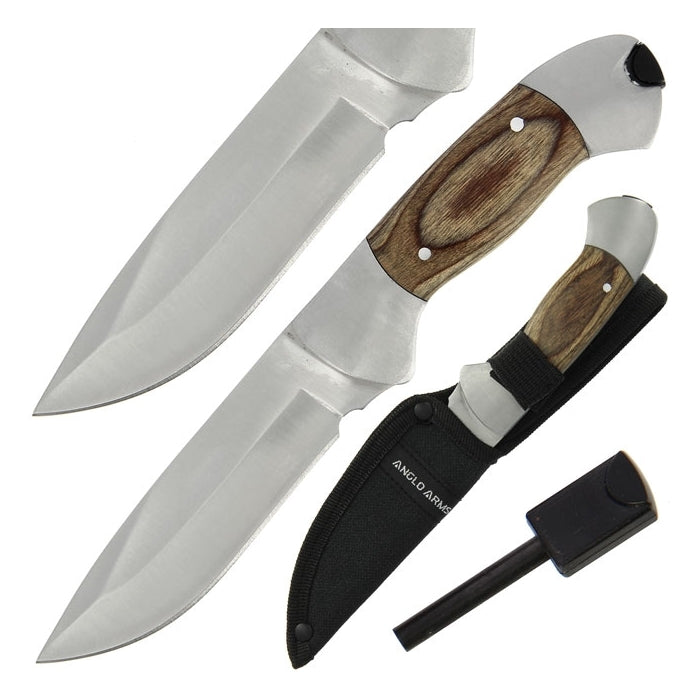 Anglo Arms Fixed Blade Survival Knife with Flint Striker