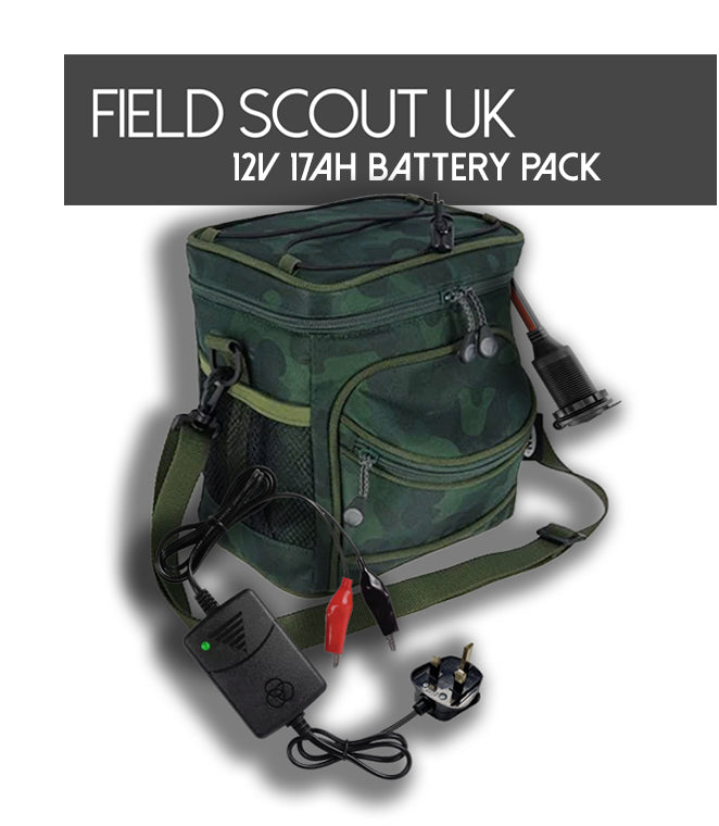 12V 17Ah AGM Field Battery Pack with Insulated Sling Bag and IP66 Cable System