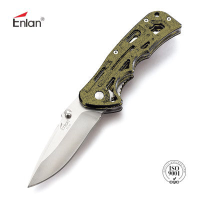 Enlan Olive Salvetti Folding Knife (Locking) No67