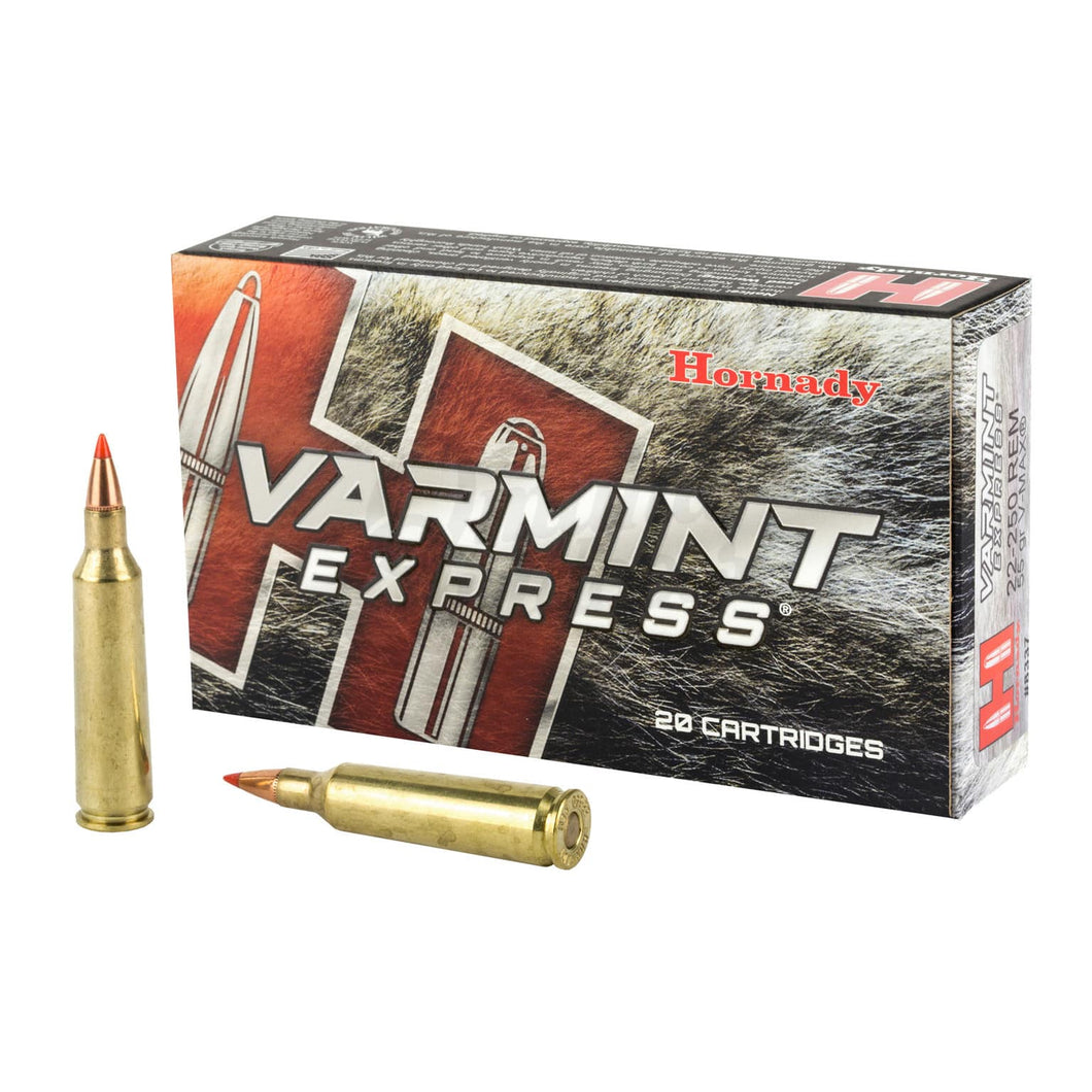 Hornady .22-250 55gr V-MAX Varmint Ammunition