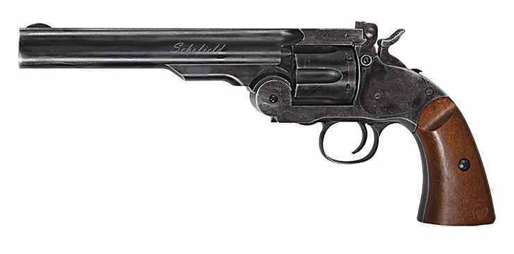 ASG Schofield 6″ Revolver .177 Pellet CO2 Air Pistol