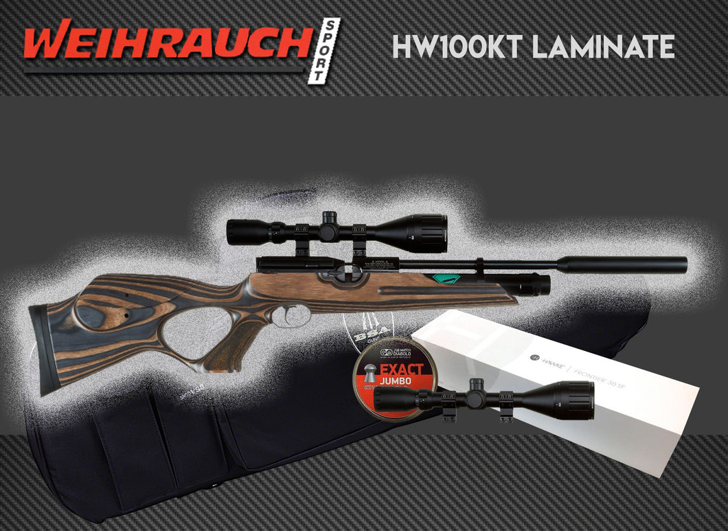 Weihrauch HW100KT Laminate Multi-Shot PCP Package Deal