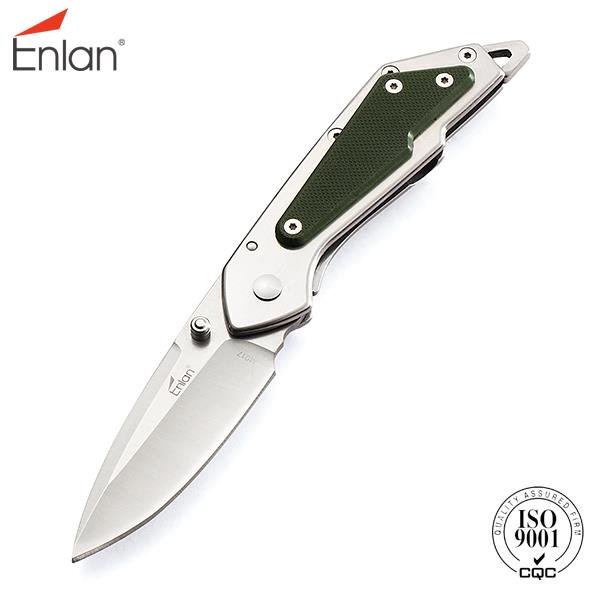 Enlan Steel-Leaf Folding Knife (Locking) No9