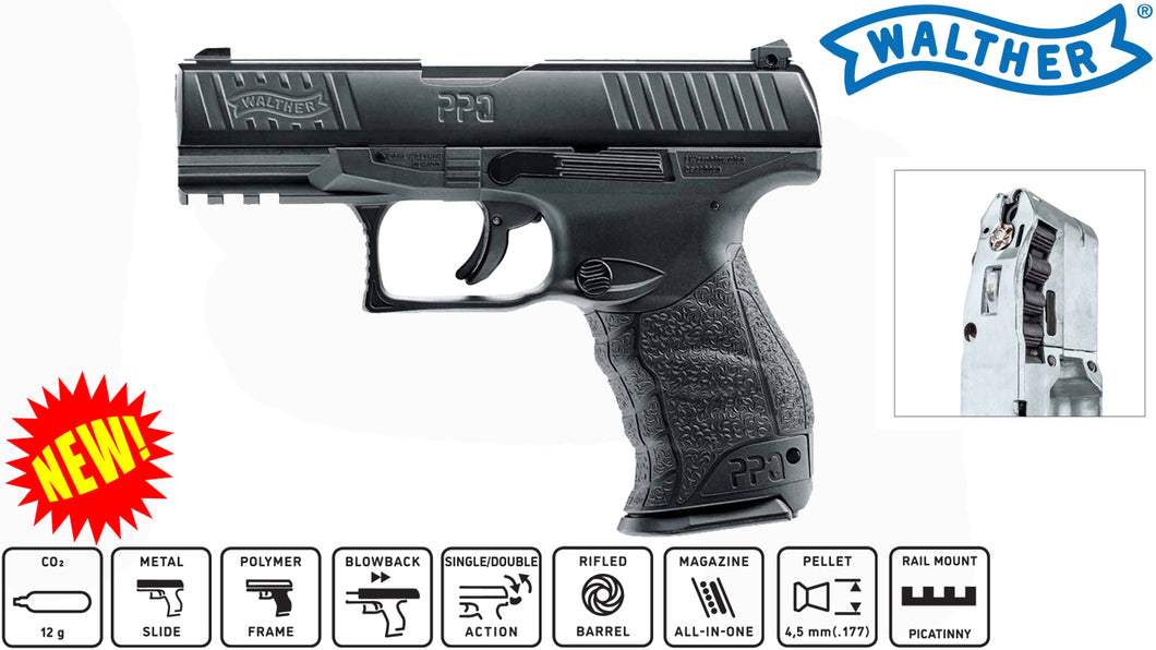 Umarex Walther PPQ M2 CO2 .177 Air Pistol