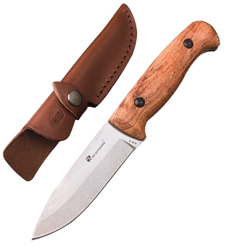 HX OUTDOORS Bushcraft Knife Fixed Blade