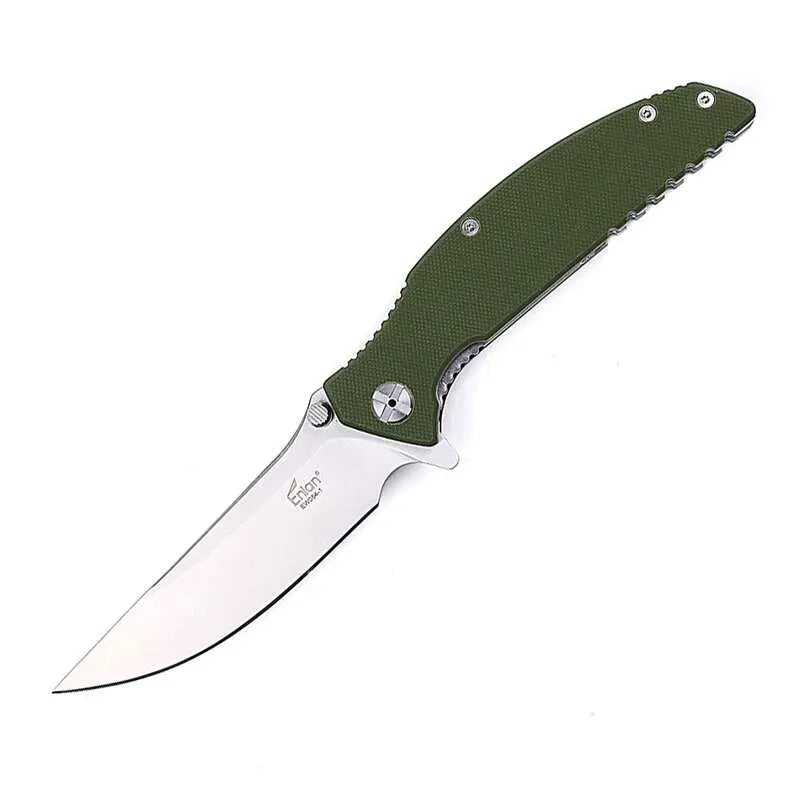 Enlan Hunter-GRN Folding Knife (Locking) No45