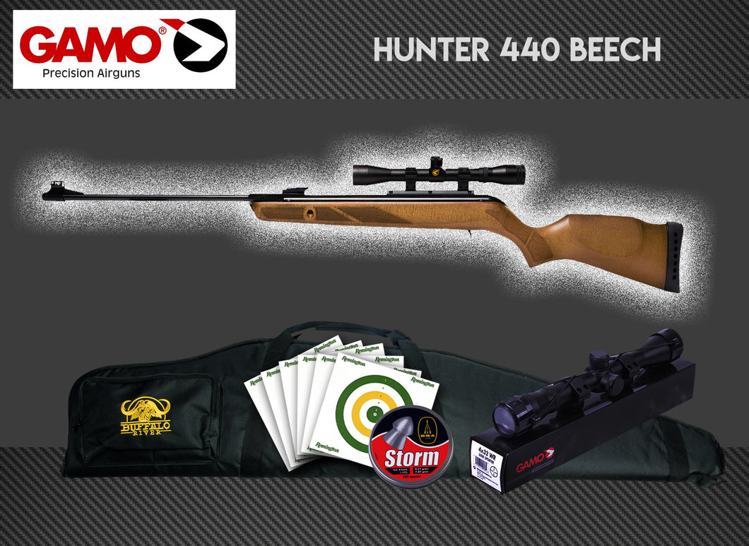 Gamo Hunter 440 Beech Package Deal