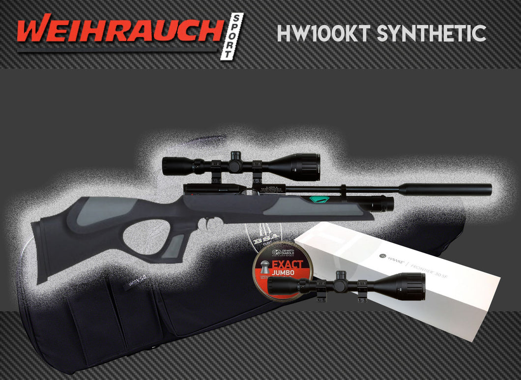 Weihrauch HW100KT Synthetic Multi-Shot PCP Package Deal