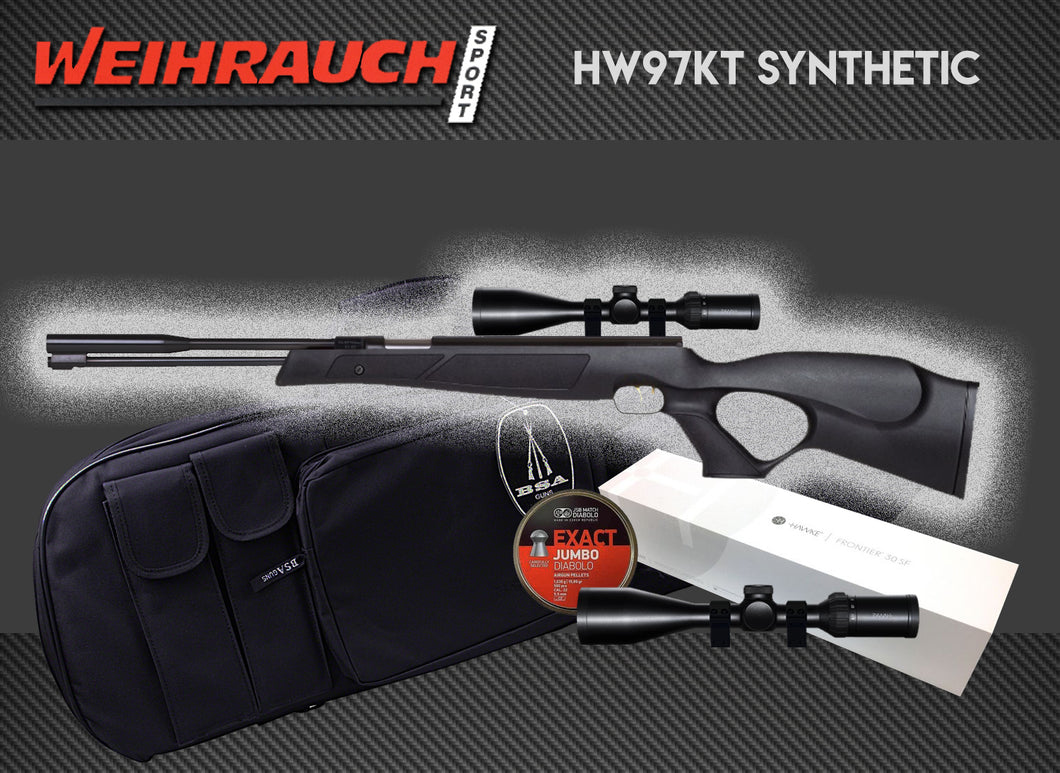 Weihrauch HW97KT Synthetic Blackline Package Deal