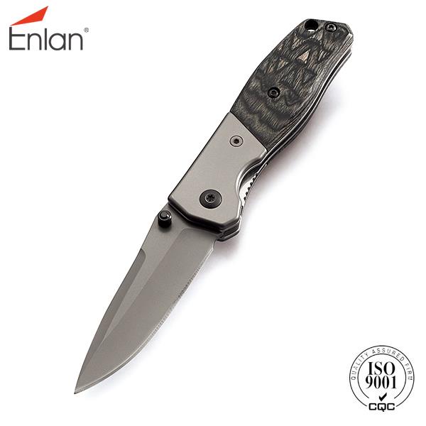 Enlan Pakka Titan Folding Knife (Locking) No5