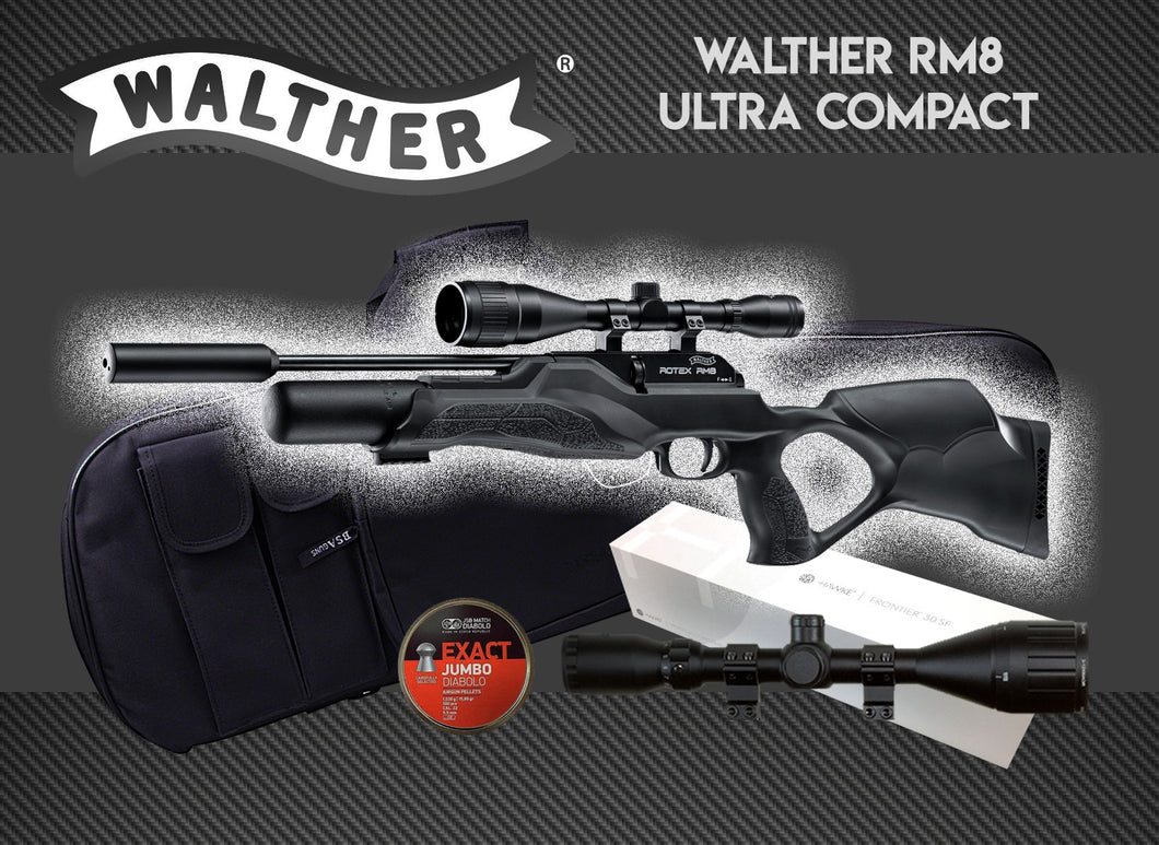 Umarex Walther RM8 UC Ultra Compact Multi-Shot PCP Package Deal