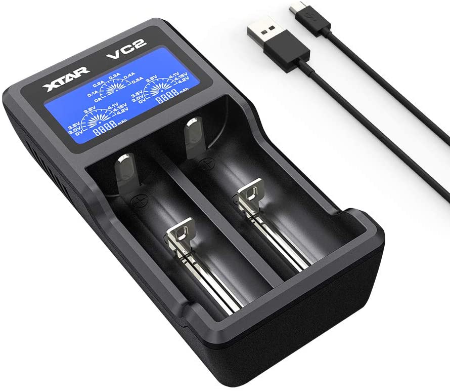 XTAR VC2 Dual Cell Charger - 18650 etc