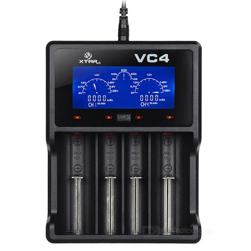 XTAR VC4 Quad Cell Charger - 18650 etc