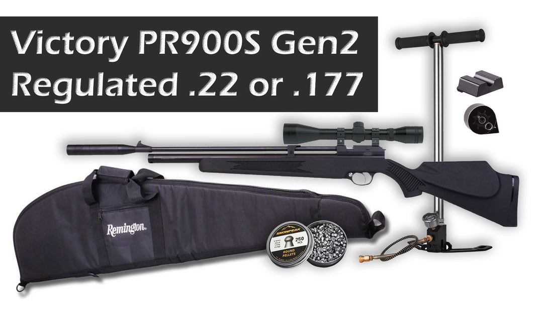 Victory PR900S Gen2 Regulated COMBO - PCP Air Rifle .22/.177
