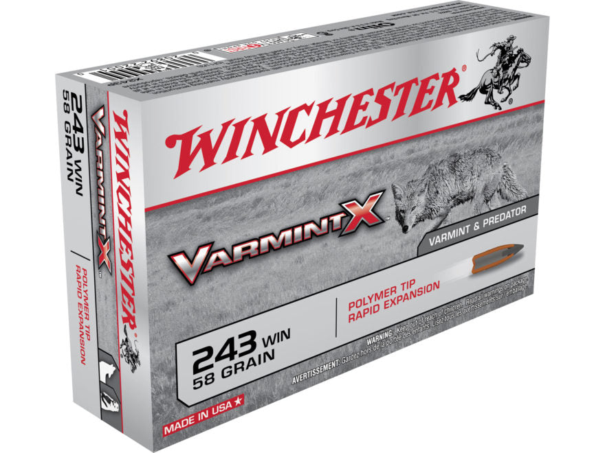 Winchester .243 58gr Varmint-X