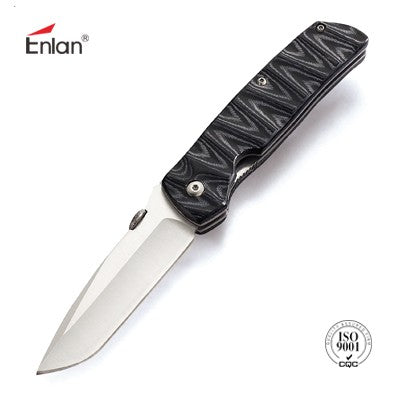 Enlan Winter-Micarta Folding Knife (Locking) No22
