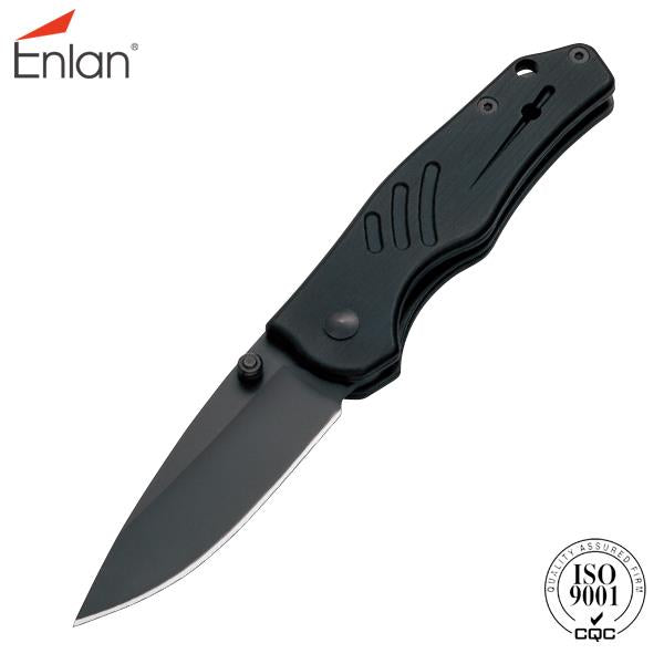 Enlan Black Wraith Folding Knife (Locking) No30